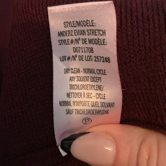 Theory deep burgundy wool dress, size P (fits small). - Picture 6 of 6